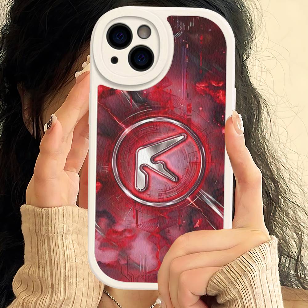 DJ A-Aphex T-Twin Phone Case Hard Leather For IPhone 14 13 16 Mini 15 14 11 12 Pro Max Plus Fundas