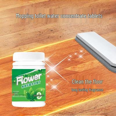 Brausetabletten für die Bodenreinigung mit langanhaltendem Blumenduft
