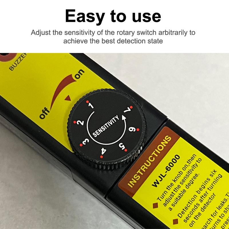 Refrigerant Gas Hvac Air Conditioner Tester Tool Wjl-6000 Freon Leak Detector Halogen Leak Detector R22 R410A R134A R1234Yf