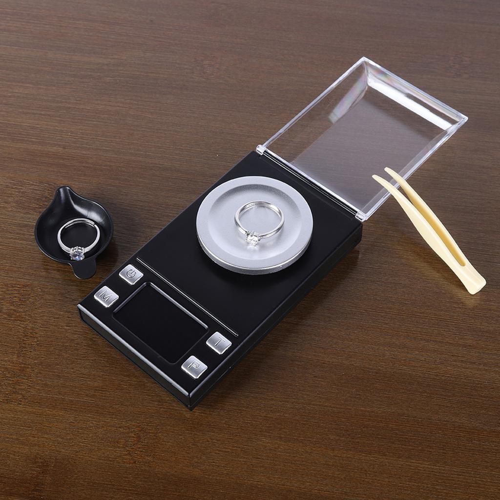 0.001g High Precision Portable Mini LCD Digital Electronic Scale for Weighting Jewelry Gold