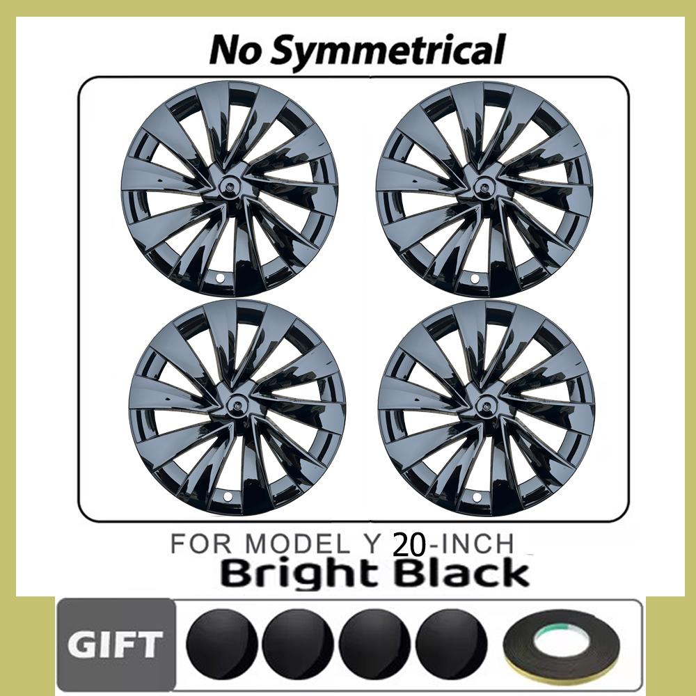 Wheel Covers for 4pcs Model Y Juniper 2025 Wheel Cover 20 Inch Wheel Trim Covers Tesla Accessories Wheel Rim Protector Cover