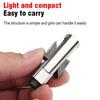 Adjustable Broken Pipe Thread Extractor Tool 4/6 Inch Faucet Angle Valve Wire Remover for Slipping Rusty Threads