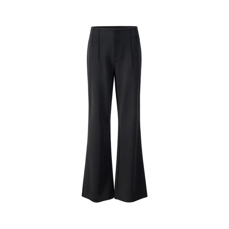 Giovanni Valentino Women's Brushed Slim Fit Flared Trousers