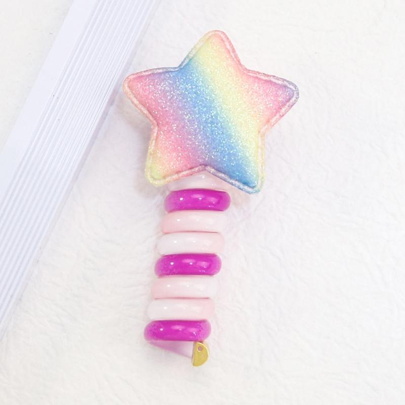 Women Plastic Hair Rope Spirals Hair Rings Teens Hair Ties Hair Shaping Ornament