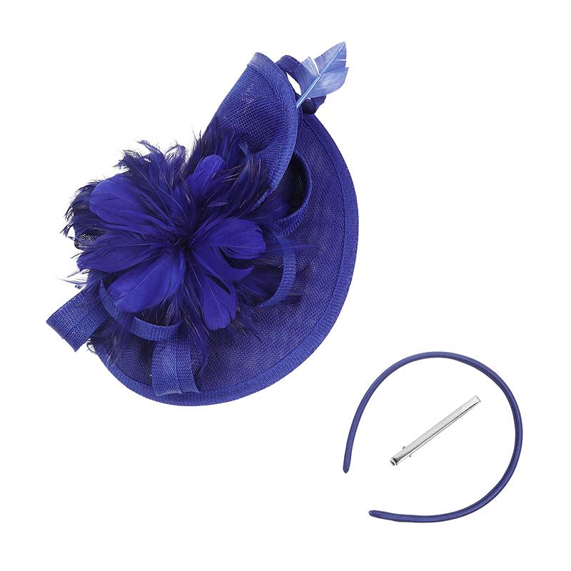 Eleganter Fascinator Hut Stirnband Für Frauen Mädchen Teeparty Feder Blume Fascinator Hochzeit Cocktail Haarschmuck Geschenke