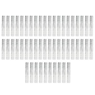 50pcs Air Conditioning Hose Barb Fitting Aluminum Universal High Strength Refrigerant Hose Barb Connector 5 8in