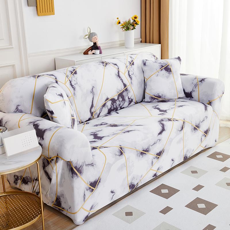 Printed Sofa Cover Stretch Couch Cover Sofa Slipcovers for Couches and Loveseats Washable  Furniture Protector for Pets Kids