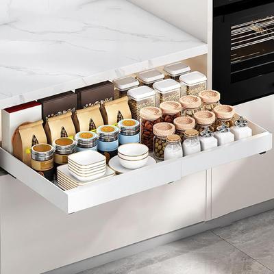 Pull Out Drawers For Cabinets Adhesive Storage Sliding Tray Cabinet Drawers Slide Out For Kitchen Pantry Apartment Farmhouse