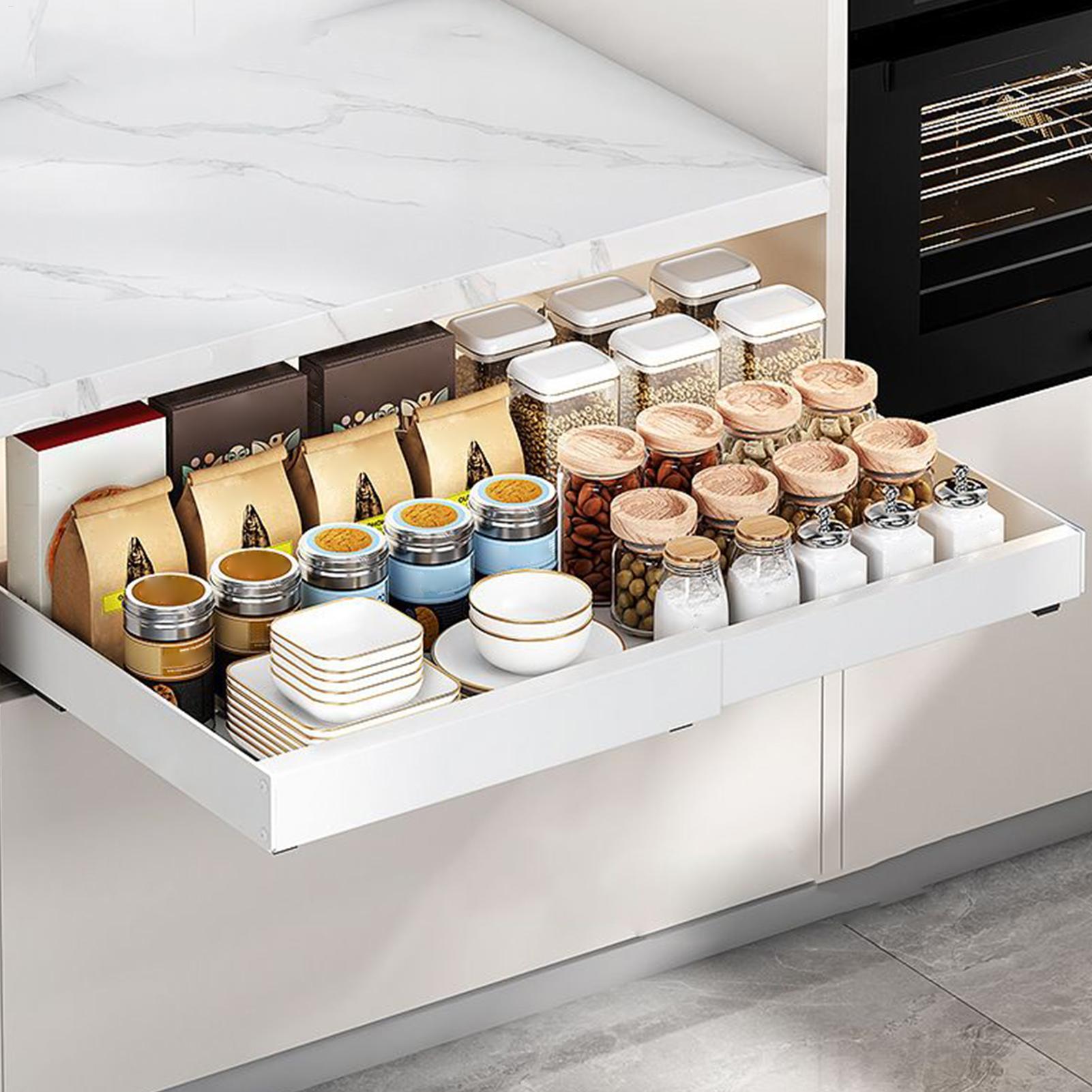 Выдвижные ящики для шкафов Клейкие органайзеры Выдвижная полка Ящики для шкафов Выдвижные для кухонного шкафа кладовой Квартиры Фермерского дома China Mainland