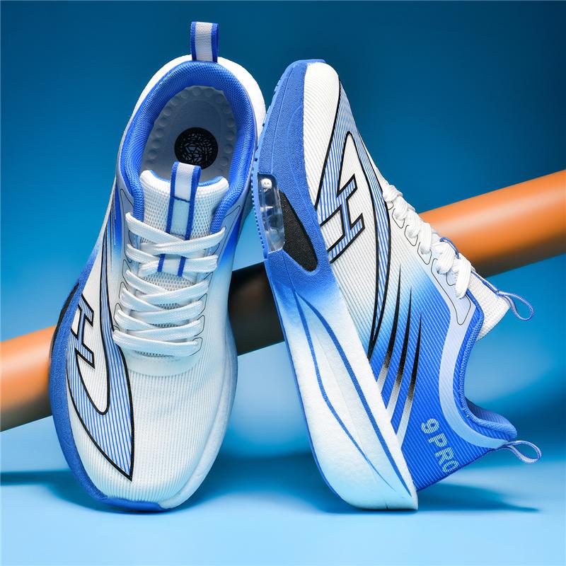 Men's soft-soled cushioned running shoes, women's road running shoes, lightweight and comfortable sports shoes, breathable mesh training shoes