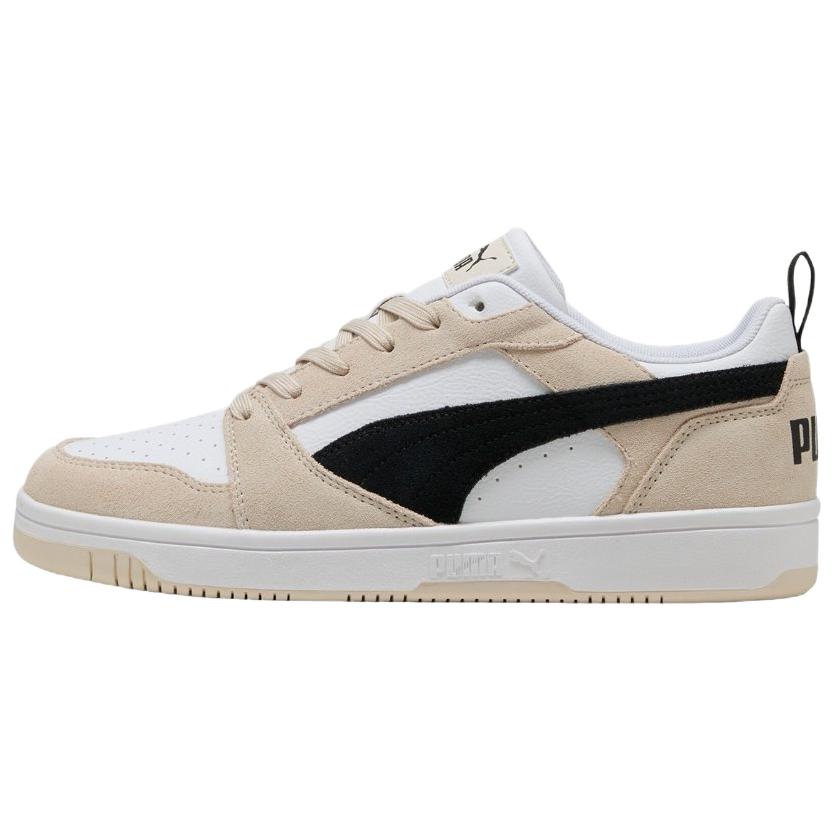 Puma Rebound V6 Low SD Alpine Snow Navy Men Sneakers Cream 402262-02