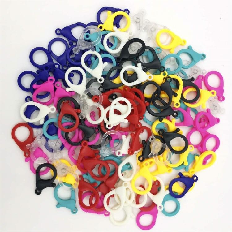 Set Of 100 Colorful Lobster Claws Clasps 35mm Lobster Clasps Bracelets Jewelery Clasps For Jewelry Making and Art Craft