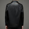 New Genuine Leather Jacket Men's Top Layer Cowhide Jacket Lapel Business Casual Men's Wear