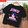 2025 Sommer Kpop Dämonenjäger T-Shirt Kinder Cartoon Anime Meme Druck Kleidung Rundhals Basic Jungen Oberteile Lässige Hemden Geschenk