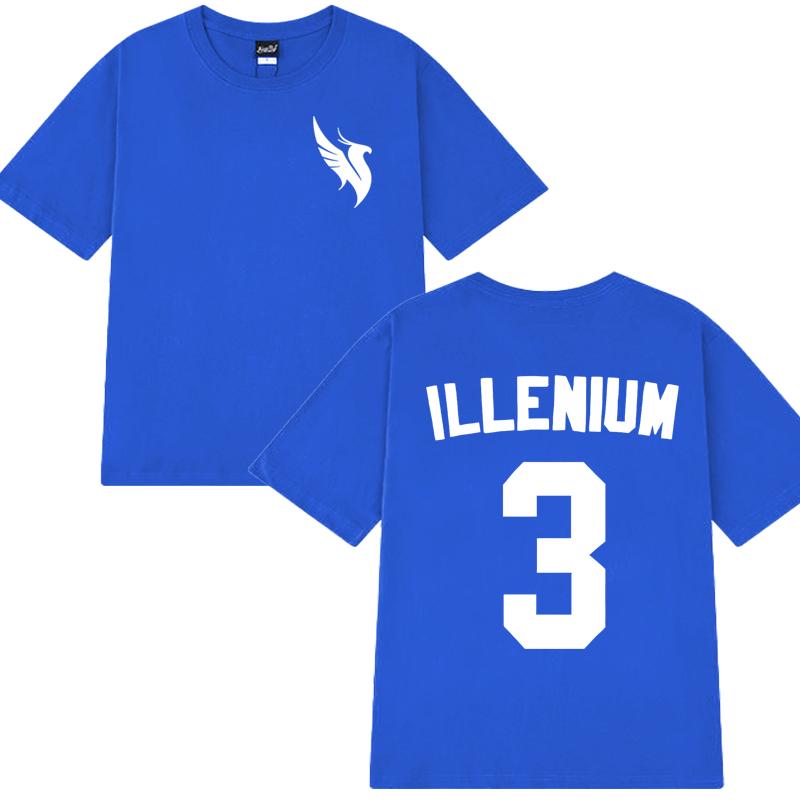 High Quality Illenium Dj Music Double Sided Printed Short Sleeve T-shirts 2025 Men Women Trend Casual T Shirt Unisex Cotton Tops