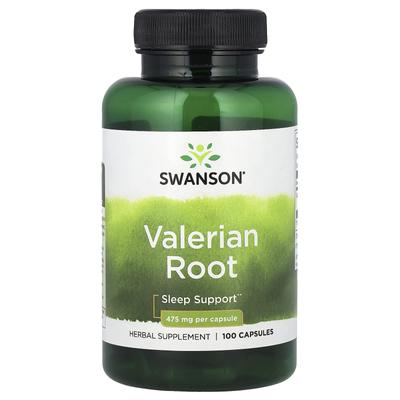 Valerian Root, 475Mg, 100 Capsules
