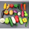 Modèles de simulation de fruits et légumes: Tomate, Poivron, Carotte, Concombre, Courge, Ail, Maïs - Matériel Pédagogique pour la Petite Enfance