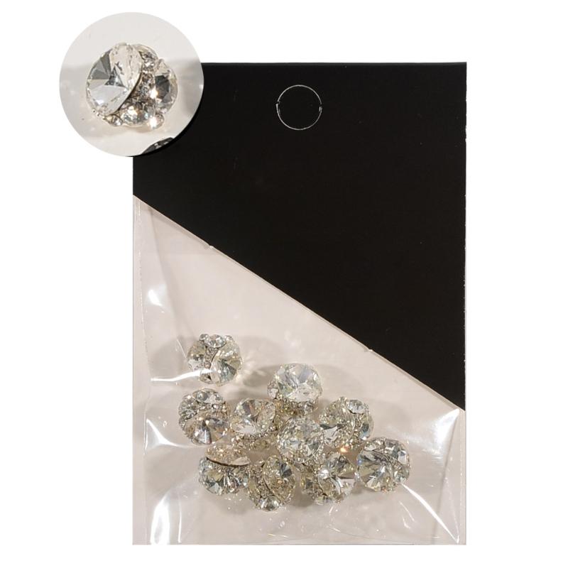 3D Nail Charms,Sparkles Nail Rhinestones Nails Gems Alloy Nails Crystals Jewelry Nail Studs for Nails Art Decorations