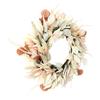 Artificial Ear of Rice Front Door Wreath for Window Hallway Farmhouses Home Decoration Thanksgiving Decoration Wreath