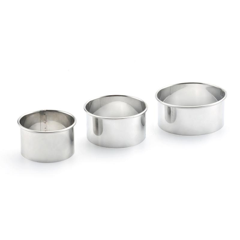 Stainless Steel Dumpling, Cake & Cookie Cutter Ring Set