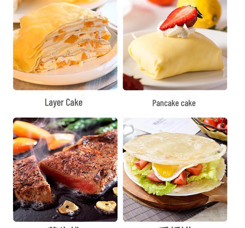 Non-stick Maifan Stone Frying Pan for Home, Flat-Bottomed Pancake Pan, Gas Stove Compatible