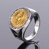 European and American Popular Domineering Ring Devil's Eye Men's Fashion Ring