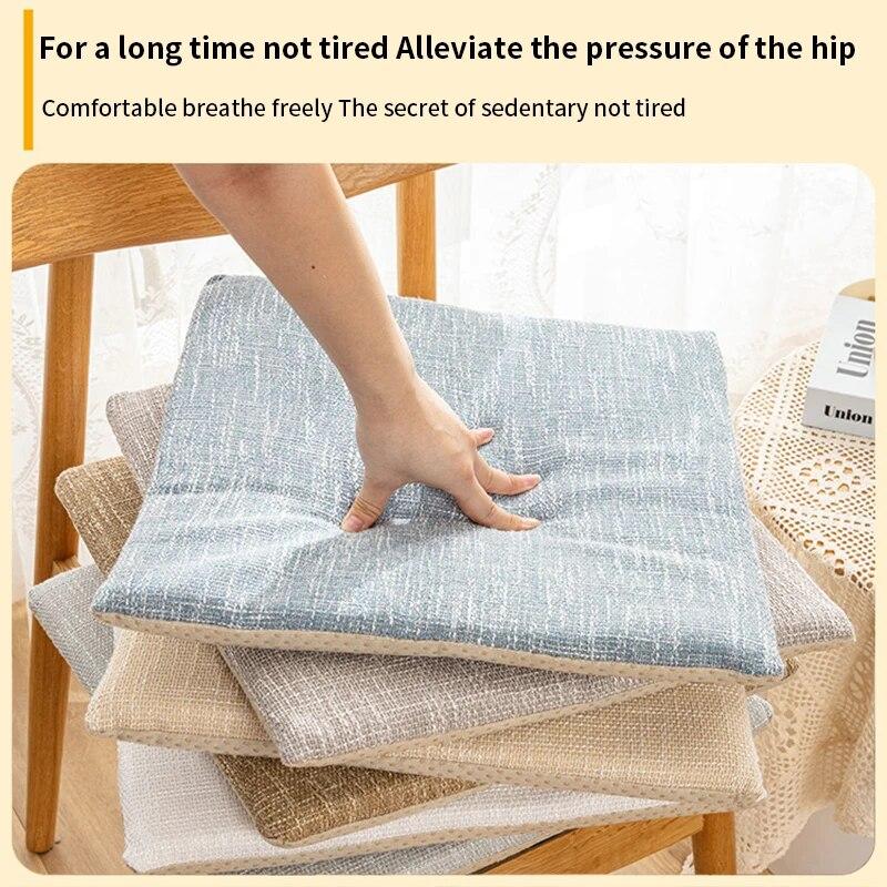 Flax Wind Chair Cushion