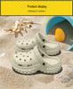 Children's Non-Slip Clogs: Summer Outdoor, Odor-Resistant, Thick Sole, Casual Two-Way Wear for Boys
