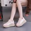 Spring versatile height-increasing dad shoes female niche students platform casual shoes mesh breathable fashion Forrest Gump shoes