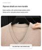 Men's V-neck Wool Vest: Thick Autumn/Winter Sweater for All Ages