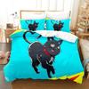 3D Cartoon H-Hi-Fi Rush Bedding Set, Teen and Adult Duvet Cover and Pillowcase Single/Double, Bedroom Decor, Gift