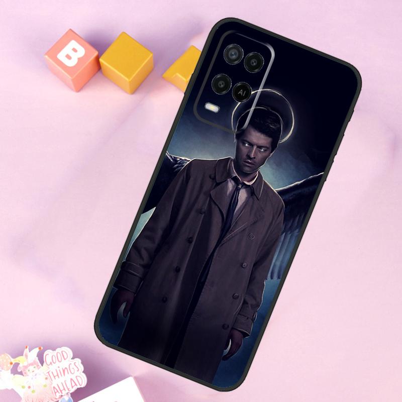 Engel Castiel Supernatural Hülle Für Oppo A54 A74 A94 A40 A60 A80 A18 A38 A58 A78 A98 A96 A76 A16 A15 A17 A57 A5 A6 Pro