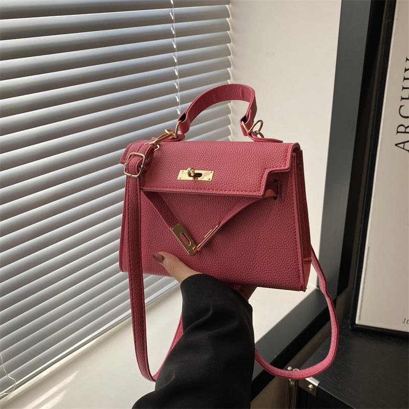 2025 Summer New Niche Fashion One Shoulder Oblique Span Handbag High-end Texture Women's Handbag Bag
