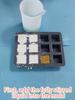 12-Cavity Square Silicone Mold for DIY Crafts, Aromatherapy Candles, Soap, and Clay. Flexible Mold for Making Decorative Ornaments and Resin Art