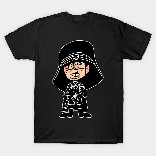 Men Black Print T-shirt Spaceballs Dark Helmet No-Cut Transfer Paper Print Cotton Tshirt 4XL чёрный