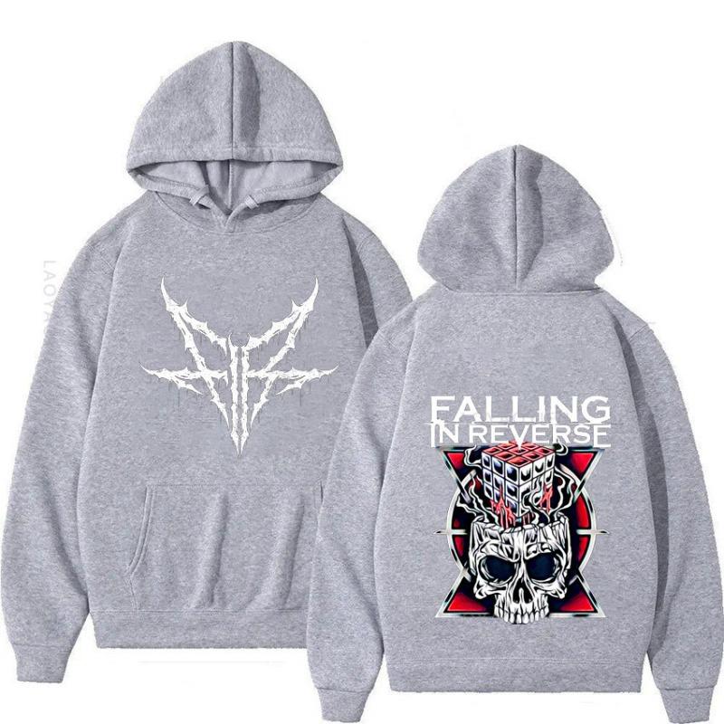 

Falling in Reverse Theme Hoodies Men Fashion Long Sleeve Sweatshirts Women Casual Harajuku Streetwear Pullovers Sudaderas 3XL