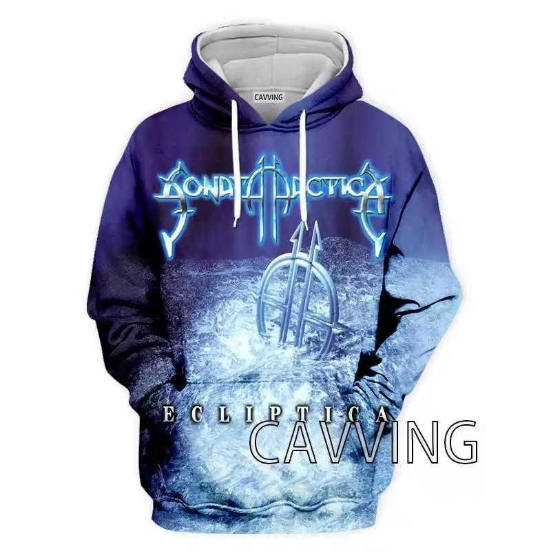 Forever Men Mode Heren 3D Print Sonata Arctica Band Hoodies Hooded Sweatshirts Harajuku Hoodie Sweatshirts Tops Kleding S