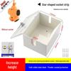 Anti-Theft Wall-Mountable Flame-Retardant Extension Cord and Power Strip Storage Box