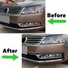For Volkswagen Passat B7 2011 2012 2013-2015 Front Bumper Splitter Fog Lamp Grill Spoiler Cover Air Vent Wind Knife Body Kits