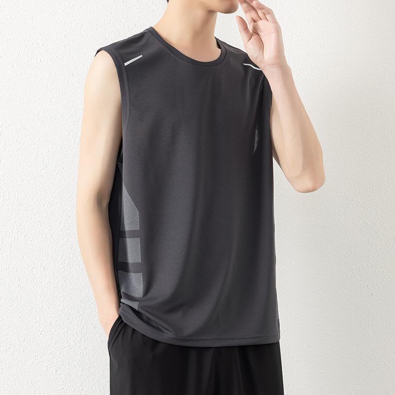 Summer Casual Loose Skin Friendly Soft and Versatile Men's Sleeveless Vest