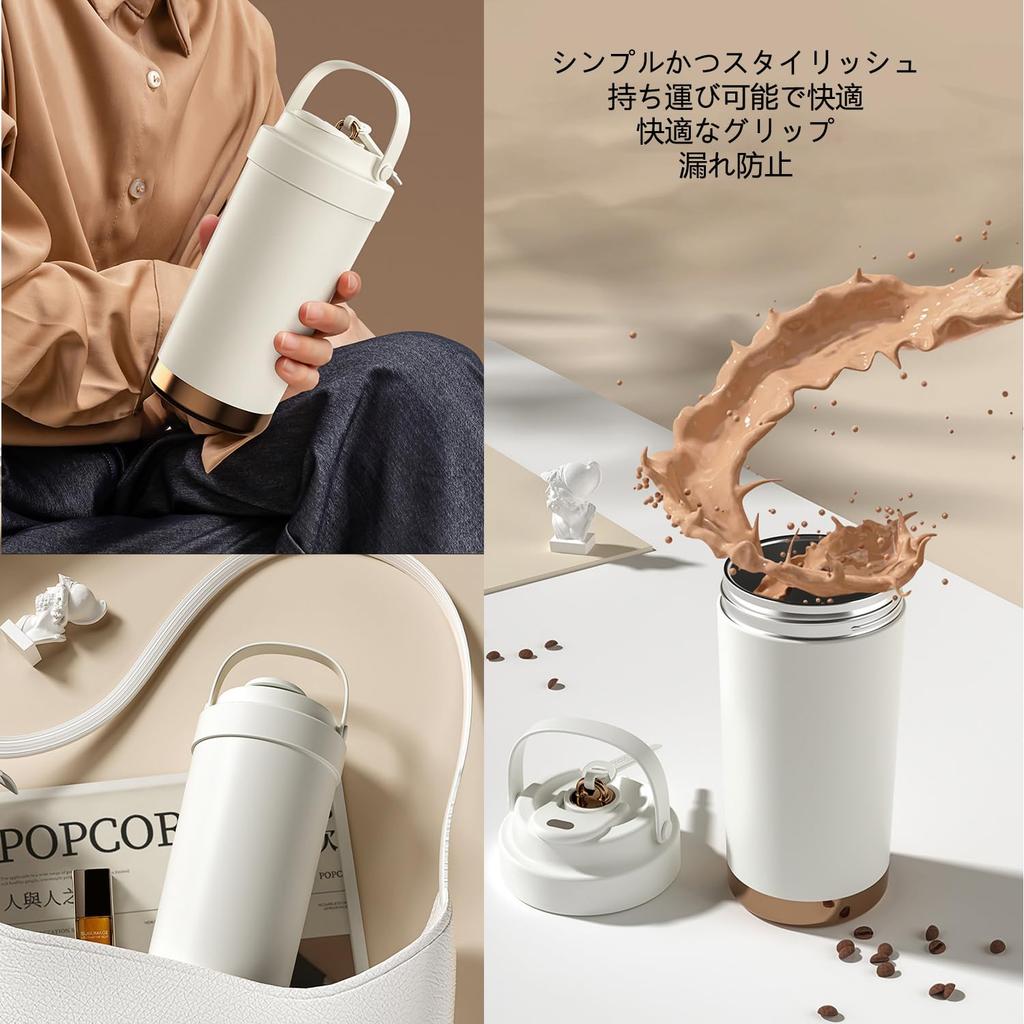 500ml Tumbler with Water 316 Stainless with Large Vacuum Heat Cold Mug Water Direct Double Stainless Steel Coffee Can Be Present Straw, Mug, Bottle,