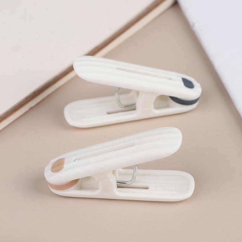 12Pcs/set PP Non Marking Clips For Drying Clothes Windproof Clip Household Small Clips Food Snack Bag Sealing Clips