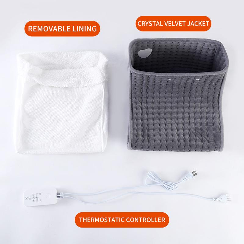 

Household multifunctional foot warmer, intelligent constant temperature plug-in heating foot pad, dormitory foot warmer 27X27X25cm
