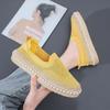 Womens Flat Slip On Canvas Summer Strap Loafers  Ladies Casual Comfort Shoes Female Sneakers for Women Platform Loafers
