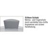 Aluguss Auflaufform - GSW - BOLERO - 28 cm - Induktion - Grau/Weiß