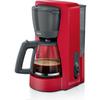 Filter Coffee Maker - Bosch - Tka2m114 Mymoment - Red - Capacity 1.25l - Glass Carafe - Anti-drip System