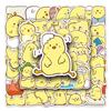 50 Hand-Painted Little Yellow Chick Cartoon Stickers – Waterproof DIY for Kids' Water Bottles & Suitcases