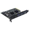 10Gbps USB3.2 PCI-E 4X Expansion Card with Asmedia ASM3142 - 5 Ports, Type-C
