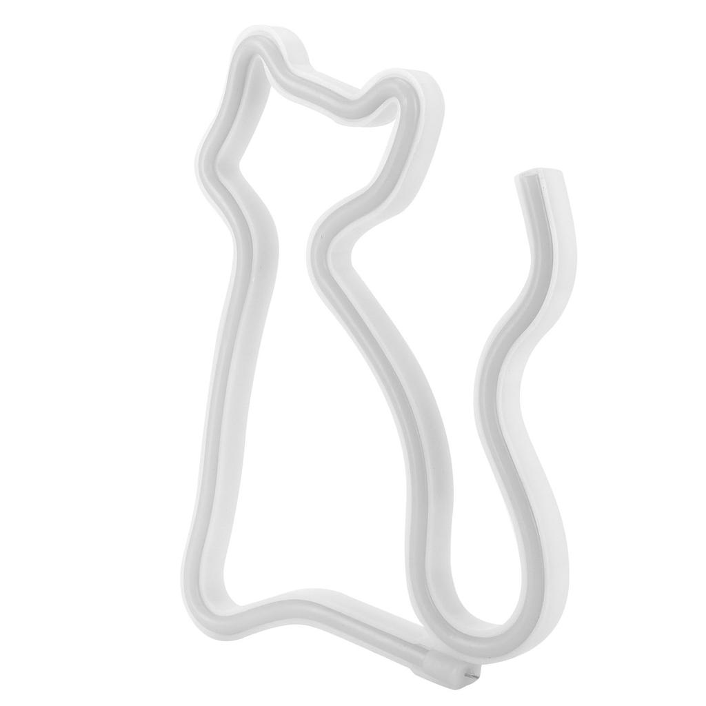 LED Neon Light Colorful CatShape Neon Sign Wall Decors for Proposal Wedding Birthday Party