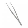Long Stainless Steel Food Tweezers BBQ Beef Clip Curved Straight Head Tongs Tool
